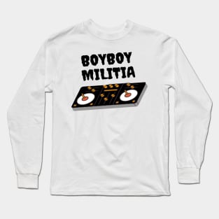 Boyboy Militia - Vinyl collection (black) Long Sleeve T-Shirt